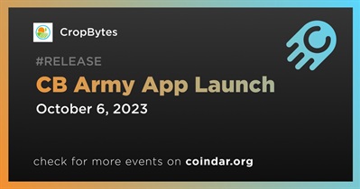 CropBytes to Release CB Army App on October 6th