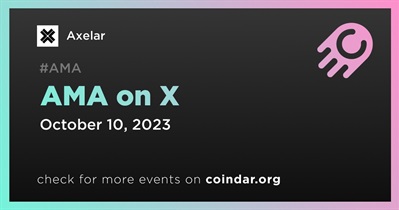Axelar to Hold AMA on X on October 10th