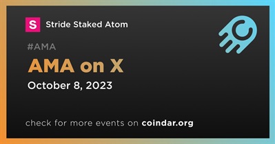Stride Staked Atom to Hold AMA on X on October 8th