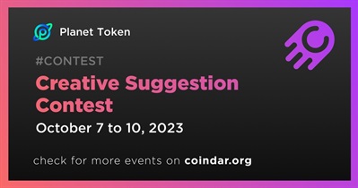 Planet Token to Host Creative Suggestion Contest