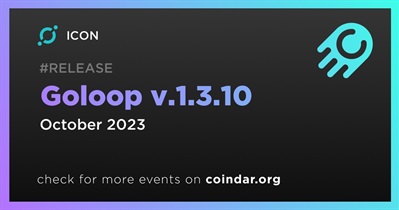 ICON to Launch Goloop v.1.3.10 in October