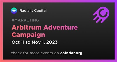 Radiant Capital to Participate in Arbitrum Adventure Campaign