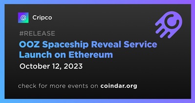 CRIPCO Launches OOZ Spaceship Reveal Service on Ethereum