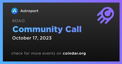 Astroport to Host Community Call on October 17th