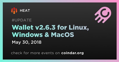 Wallet v2.6.3 for Linux, Windows & MacOS