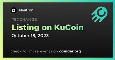 Neutron to Be Listed on KuCoin on October 18th