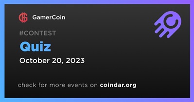 GamerCoin to Host Quiz on October 20th
