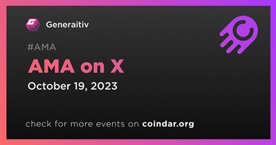 Generaitiv to Hold AMA on X on October 19th