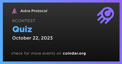 Astra Protocol to Host Quiz on October 22nd