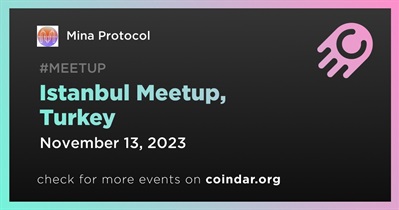 Mina Protocol to Host Meetup in Istanbul on November 13th