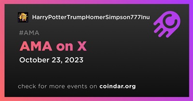 HarryPotterTrumpHomerSimpson777Inu to Hold AMA on X on October 23rd