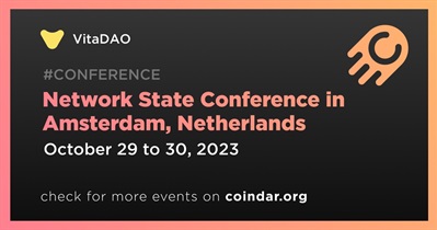 VitaDAO to Participate in Network State Conference in Amsterdam on October 29th