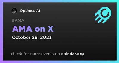 Optimus AI to Hold AMA on X on October 26th