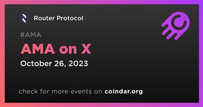 Router Protocol to Hold AMA on X on October 26th