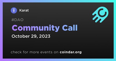 Karat to Host Community Call on October 29th