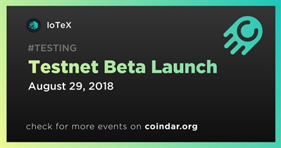 Testnet Beta Launch