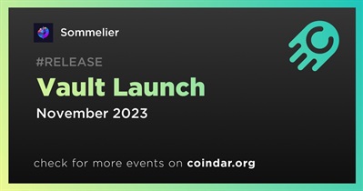 Sommelier to Launch Vault in November
