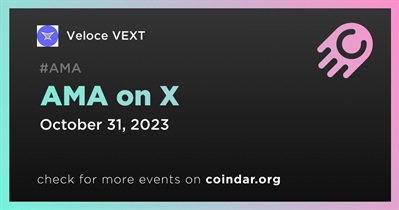 Veloce VEXT to Hold AMA on X on October 31st