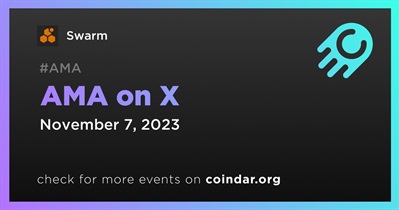 Swarm to Hold AMA on X on November 7th