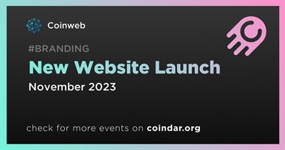 Coinweb to Launch New Website in November