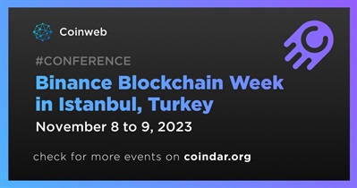 Coinweb to Participate in Binance Blockchain Week in Istanbul