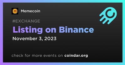 Memecoin to Be Listed on Binance on November 3rd