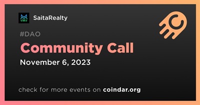 SaitaRealty to Host Community Call on November 6th