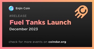 Enjin Coin to Launch Fuel Tanks in December