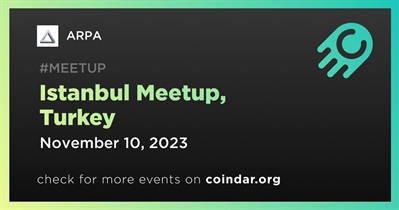 ARPA to Host Meetup in Istanbul on November 10th