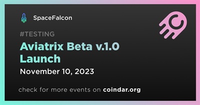 SpaceFalcon to Launch Aviatrix Beta v.1.0 on November 10th