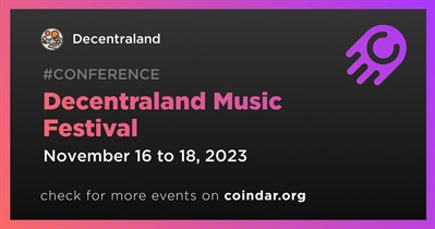 Decentraland to Organize Decentraland Music Festival on November 16th