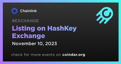 Chainlink to Be Listed on HashKey Exchange on November 10th