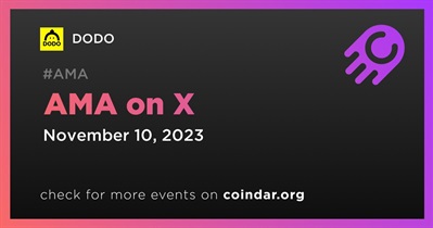 DODO to Hold AMA on X on November 10th