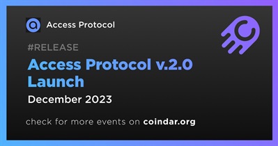 Lançamento do Protocolo de Acesso v.2.0