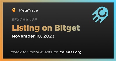 MetaTrace to Be Listed on Bitget on November 10th