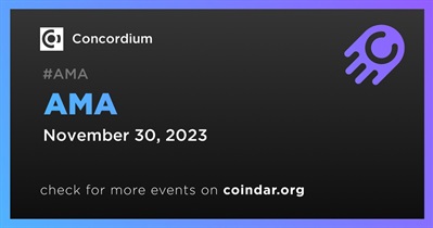 Concordium to Hold AMA on November 30th