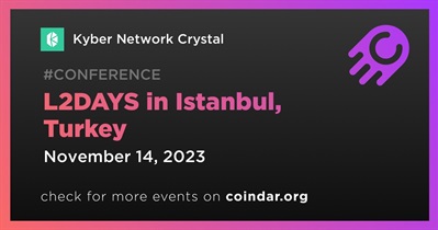 Kyber Network Crystal to Participate in L2DAYS in Istanbul on November 14th