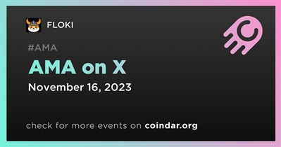 FLOKI to Hold AMA on X on November 16th