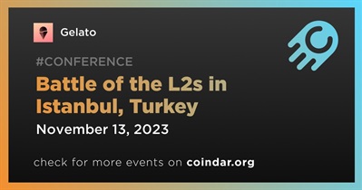 Gelato to Participate in Battle of the L2s in Istanbul on November 13th