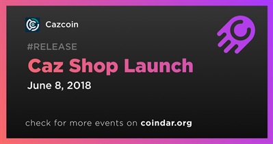 Caz Shop Launch
