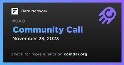 Flare Network to Host Community Call on November 28th