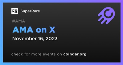 SuperRare to Hold AMA on X on November 16th
