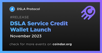 DSLA Protocol to Launch DSLA Service Credit Wallet in November