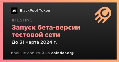 BlackPool Token запустит бета-версию тестовой сети в первом квартале 2024 года