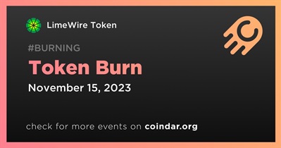 LimeWire Token to Hold Token Burn on November 15th
