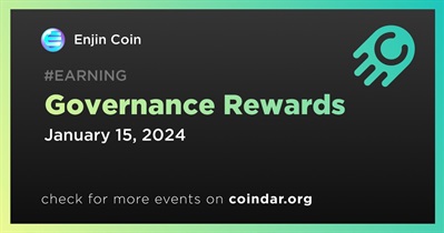 Enjin Coin to Distribute Governance Rewards on January 15th