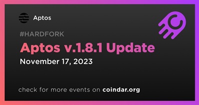 Aptos to Release v.1.8.1 Update on November 17th