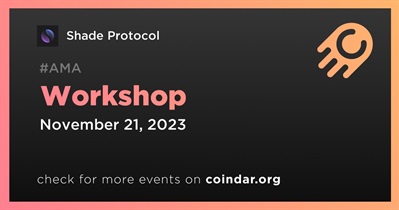 Shade Protocol to Host Workshop on November 21st