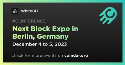 WhiteBIT to Participate in Next Block Expo in Berlin