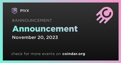 PIVX to Make Announcement on November 20th
